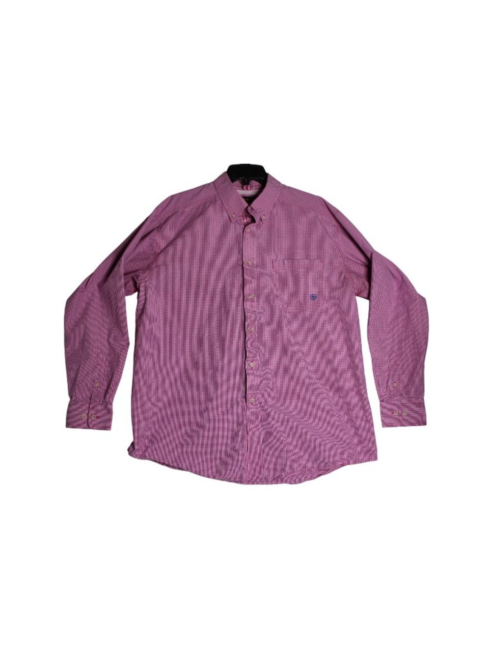 Ariat Pro Series L/S Vented Red Plaid Button Down Western Cowboy Shirt Men's XL